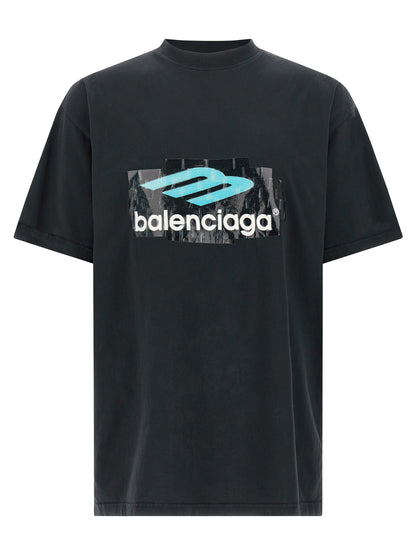 Black Cotton T-Shirt