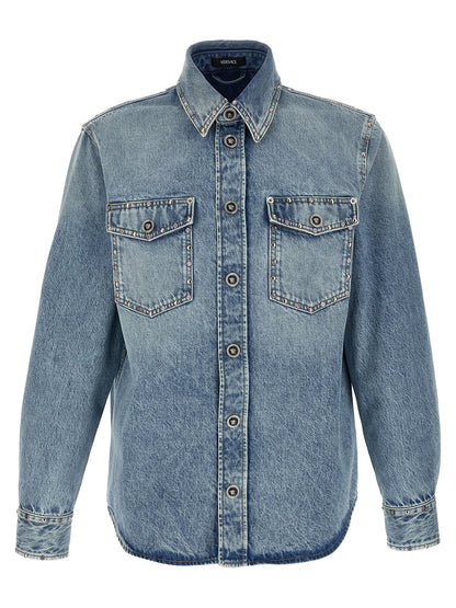 Blue Cotton Blouse