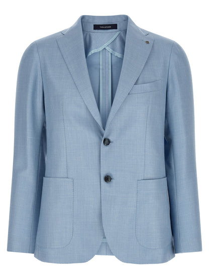 Blue Virgin Wool Blazer