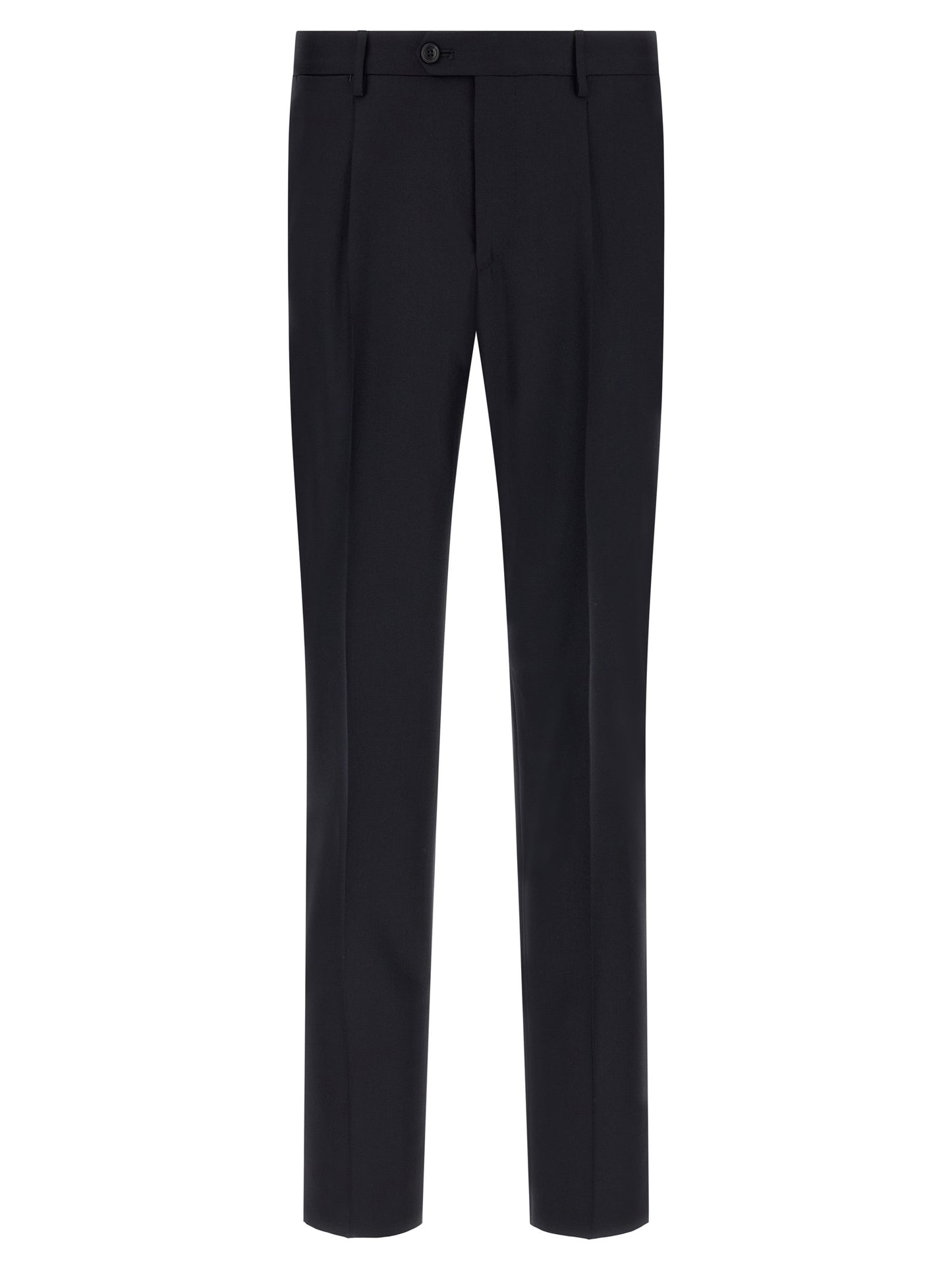 Blue Virgin Wool Two-Piece Suit