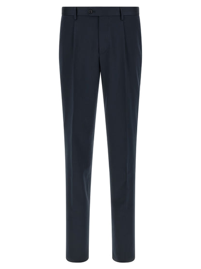Blue Virgin Wool Two-Piece Suit
