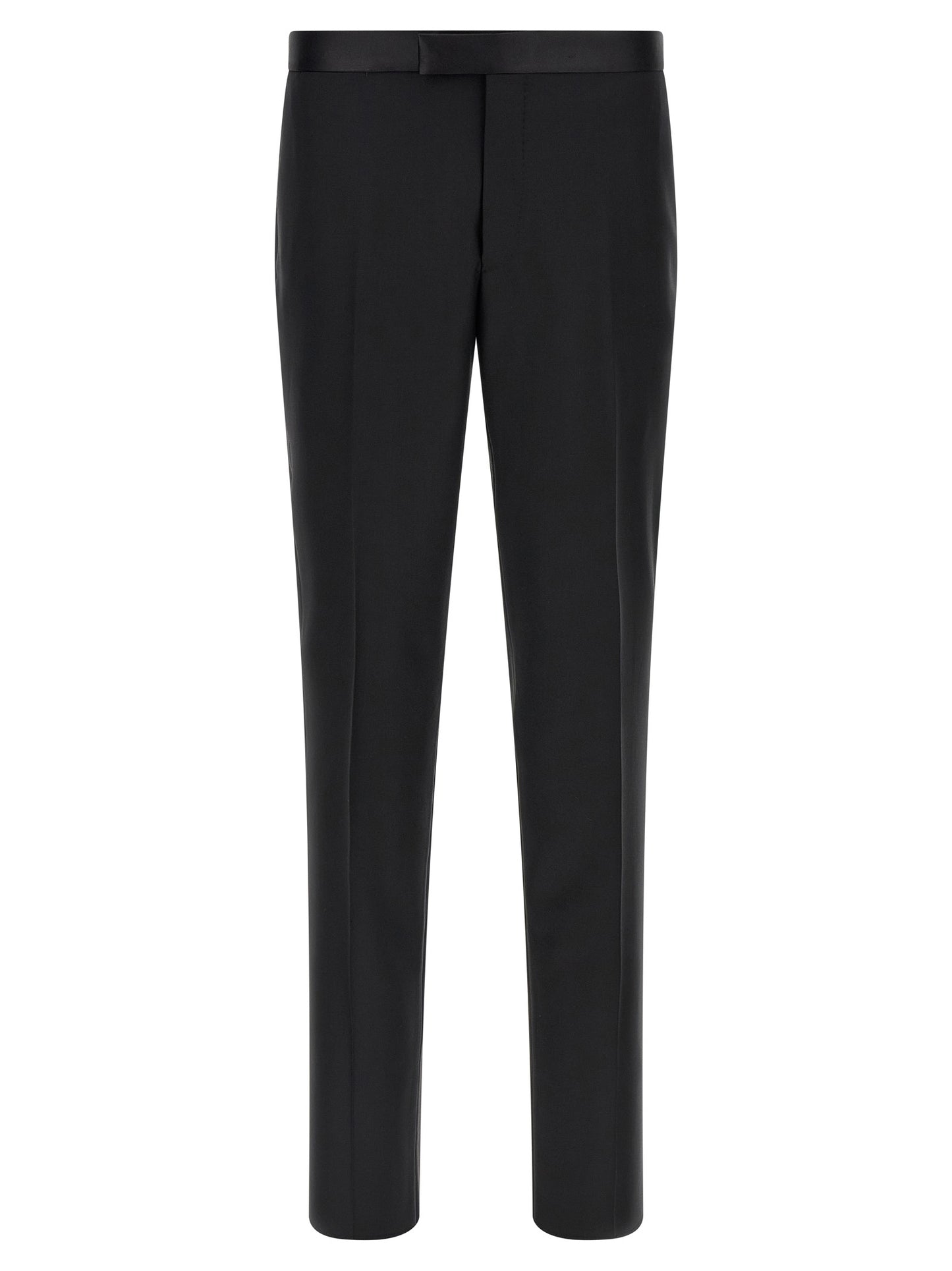 Black Virgin Wool Two-Piece Suit