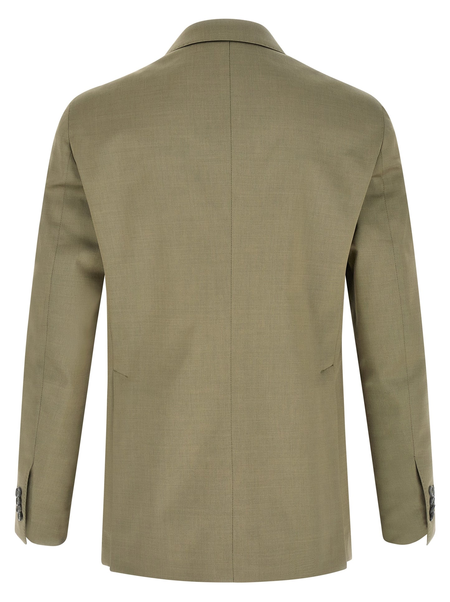 Bicolor Virgin Wool Two-Piece Suit