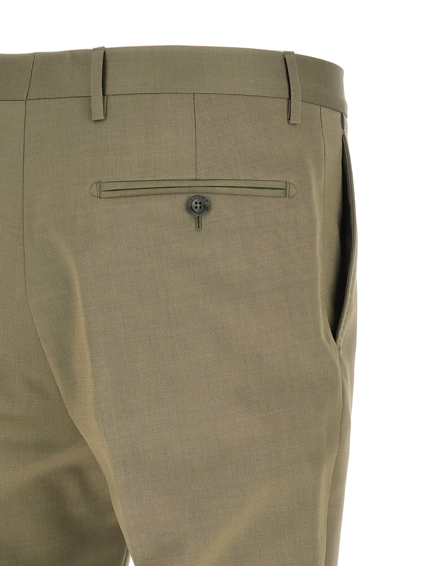 Bicolor Virgin Wool Two-Piece Suit