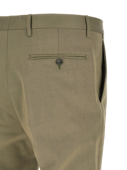 Bicolor Virgin Wool Two-Piece Suit