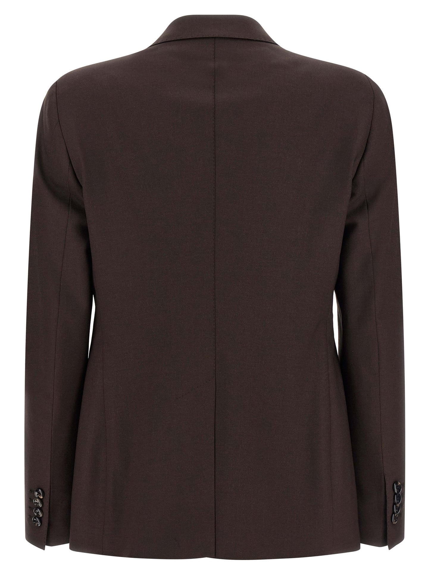 Brown Virgin Wool Blazer