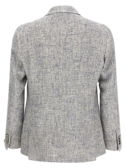 Blue Viscose Blazer