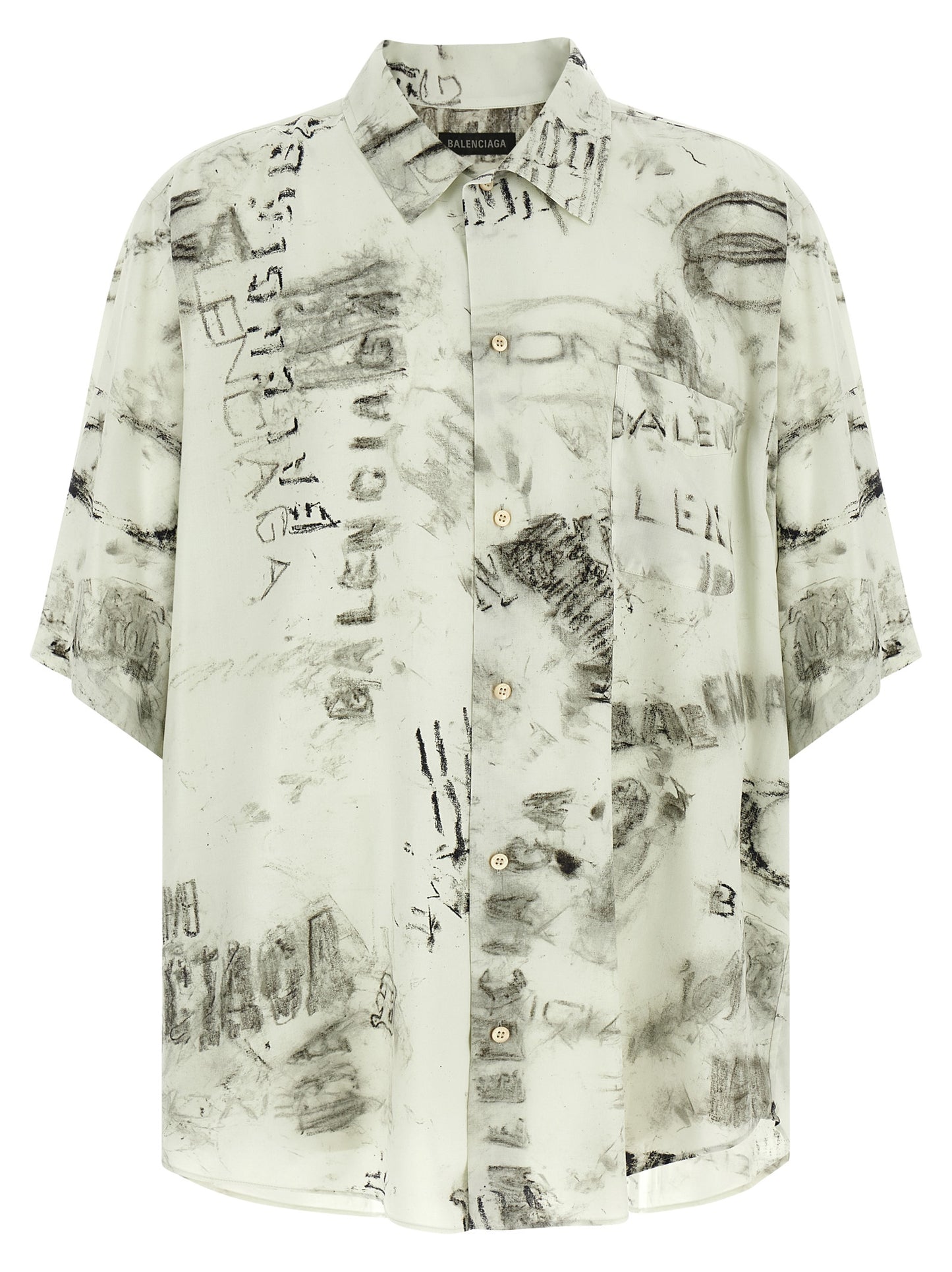 Gray Viscose Blouse