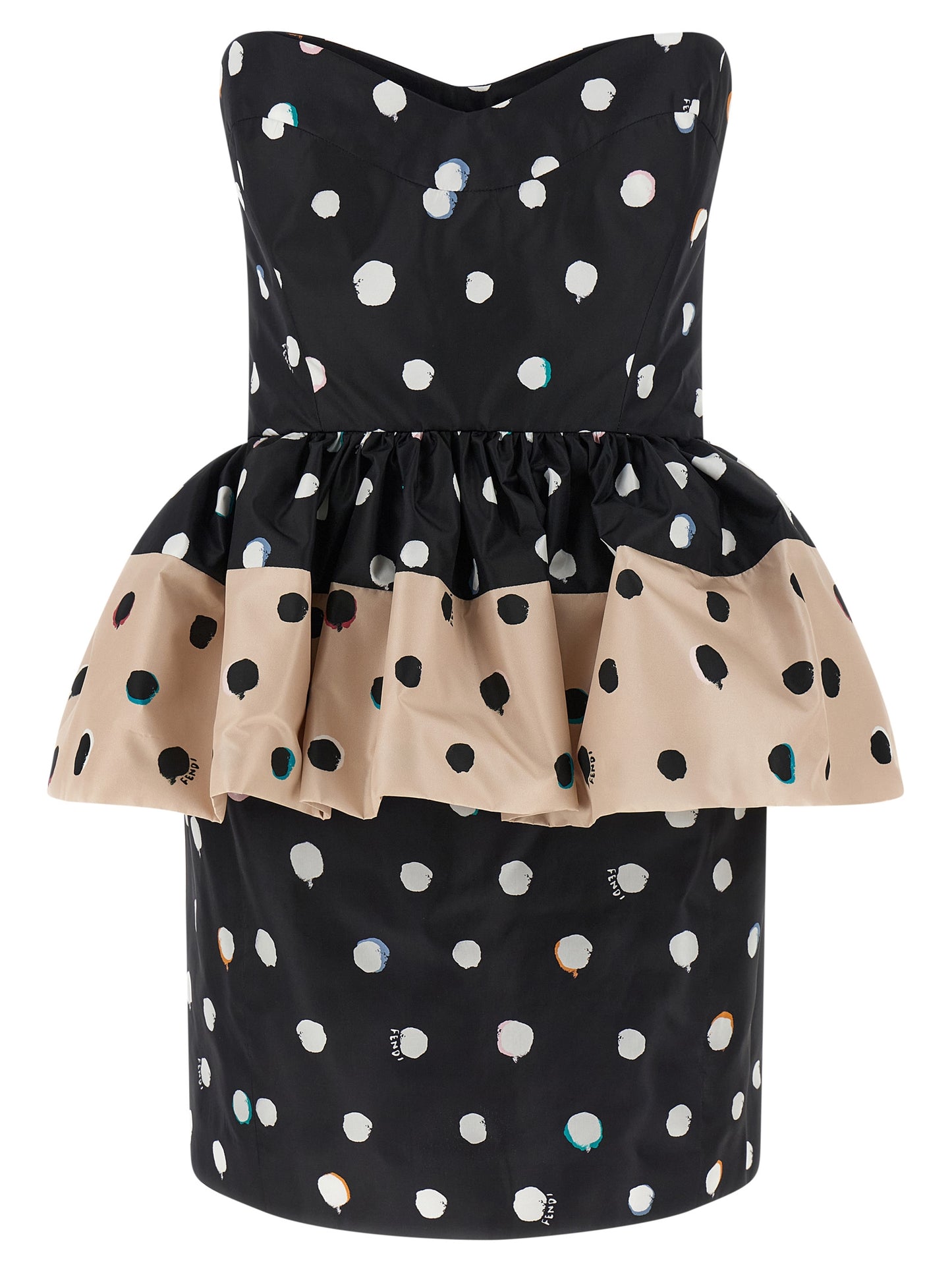 Black Silk Short Dress