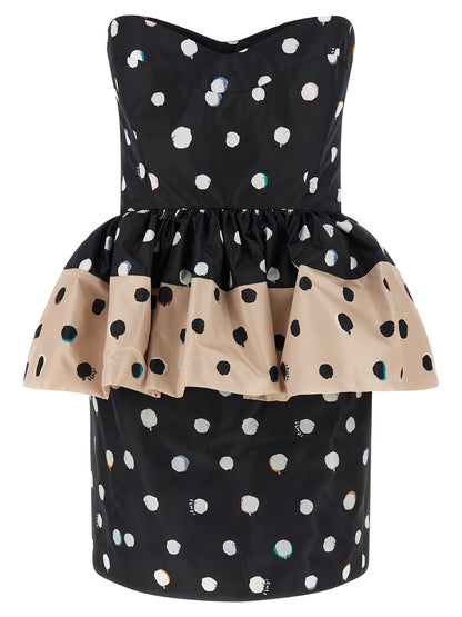 Black Silk Short Dress