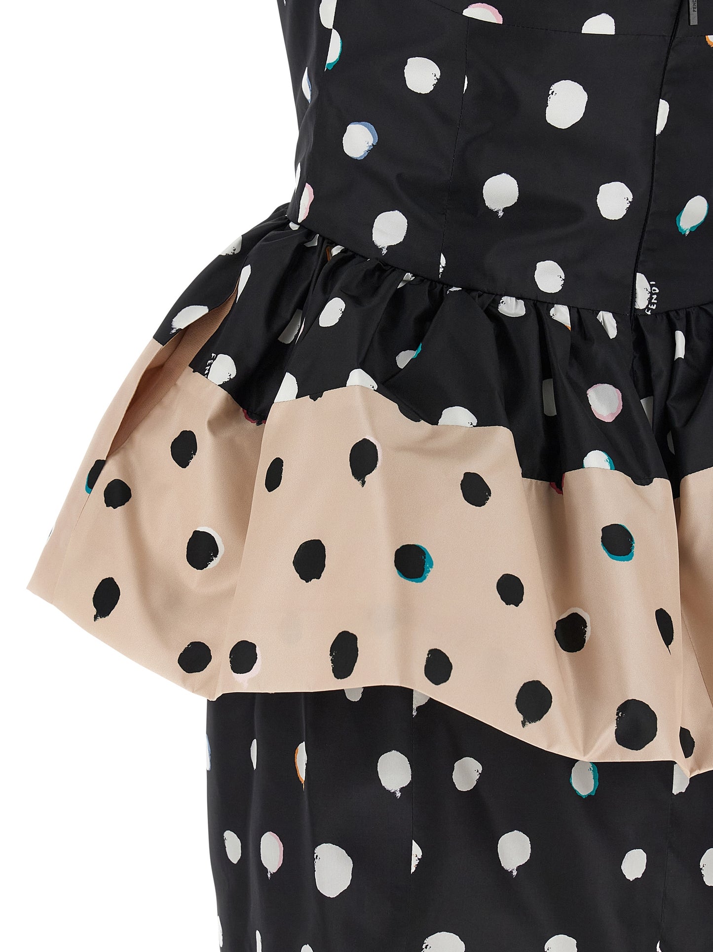 Black Silk Short Dress