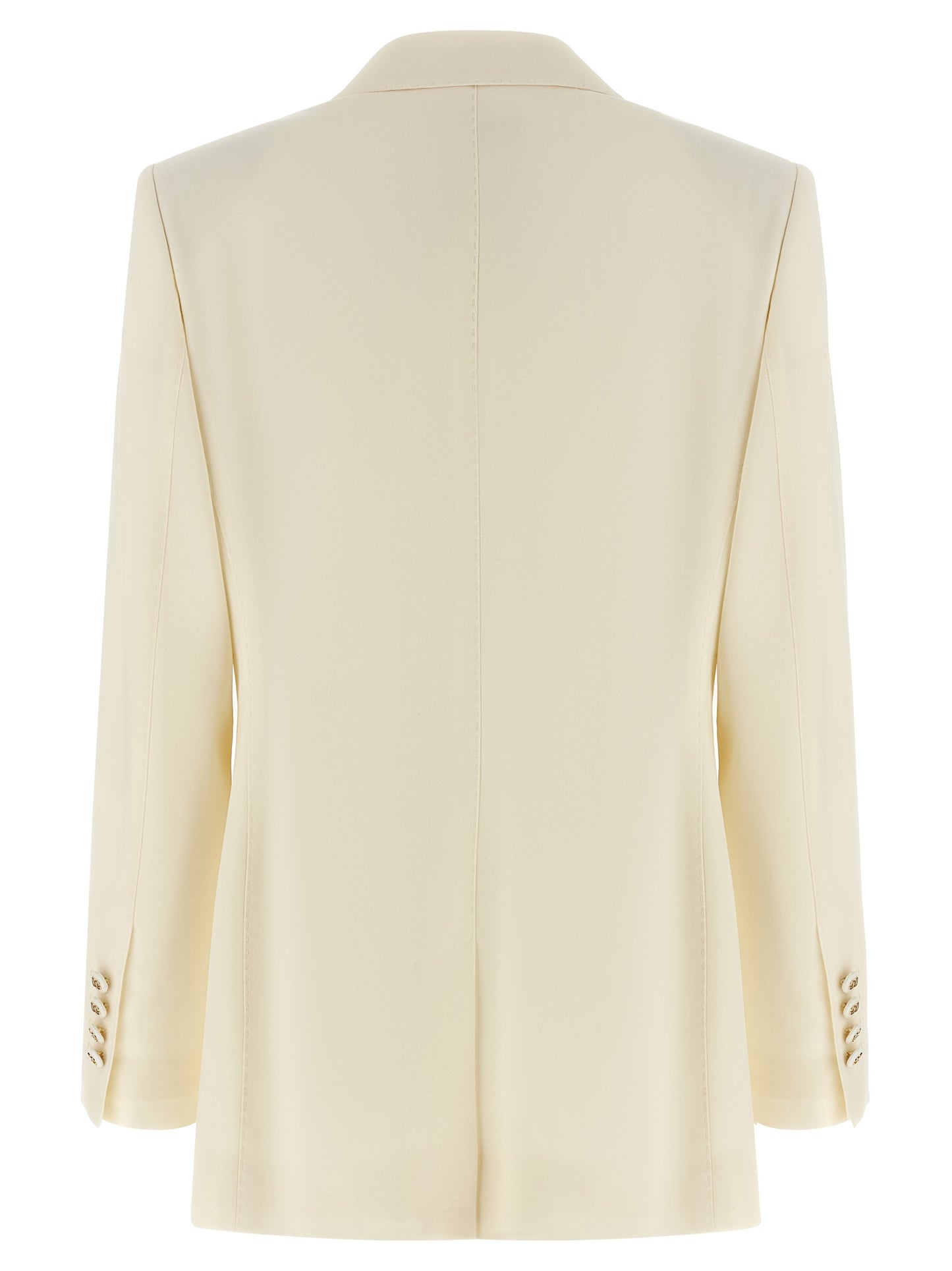 White Virgin Wool Blazer