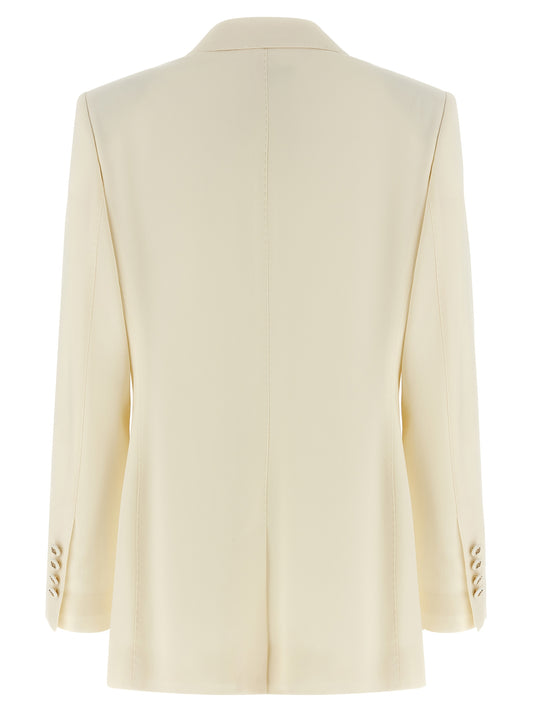 White Virgin Wool Blazer