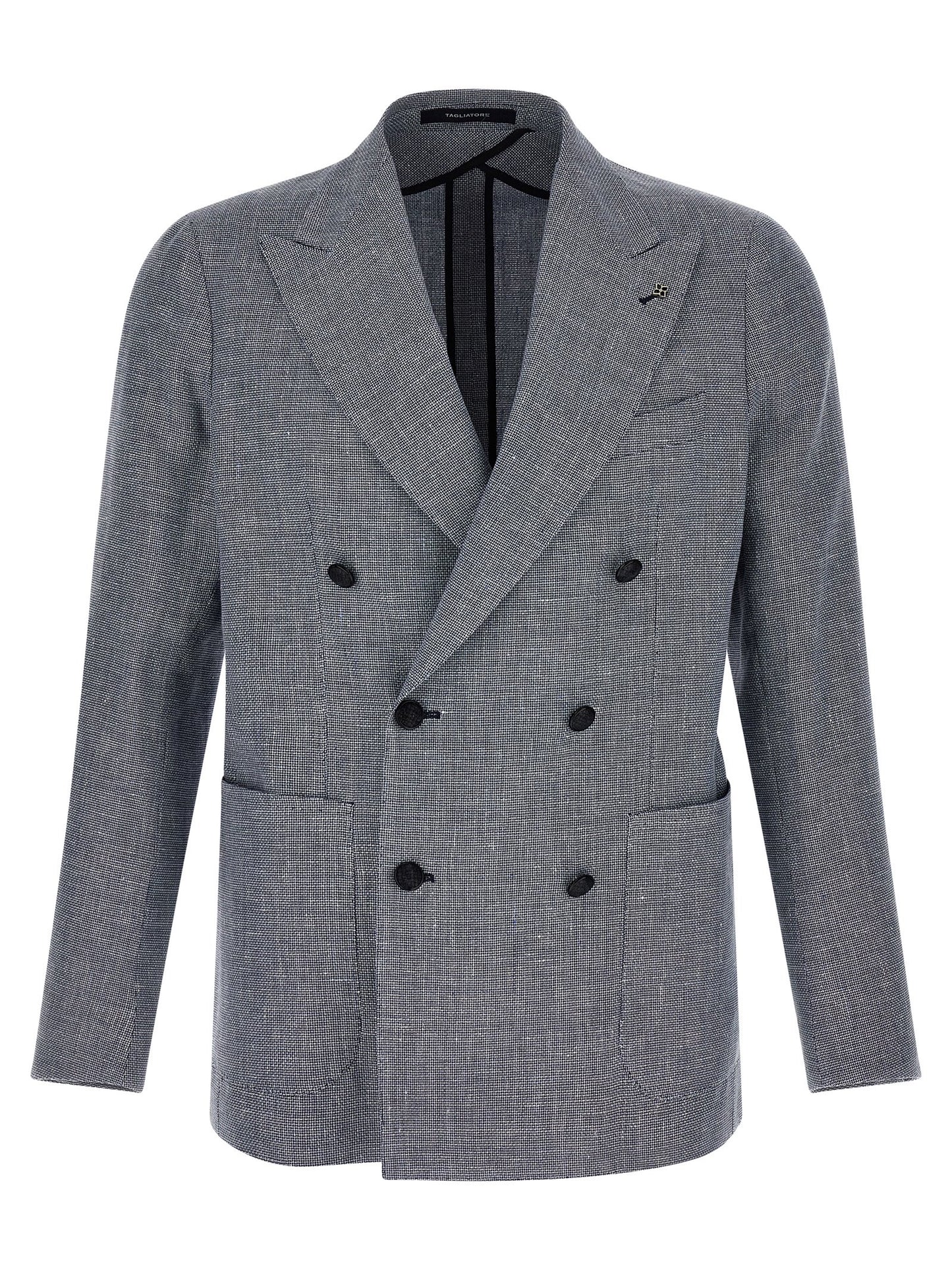 Blue Linen Blazer