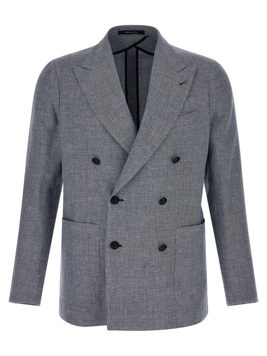 Blue Linen Blazer