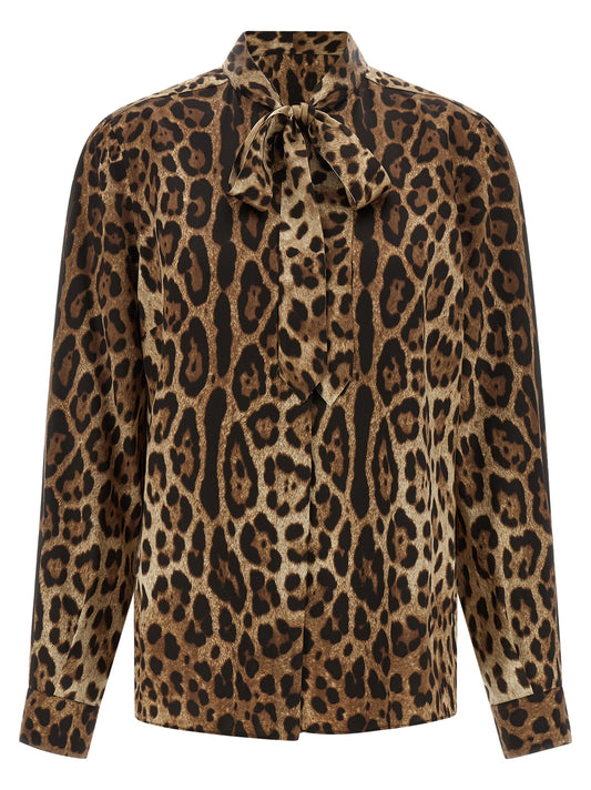 Brown Silk Blouse