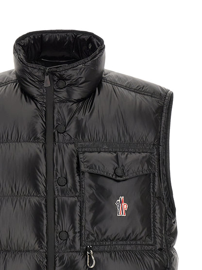 Black Polyester Shell Jacket