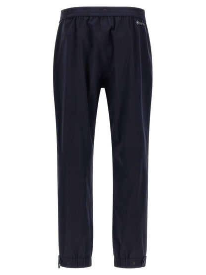 Blue Polyamide Joggers (Workout Pants)