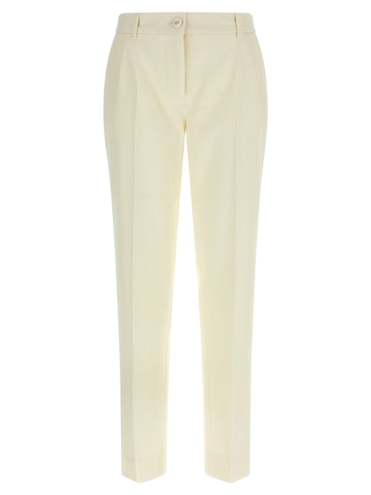 White Virgin Wool Dress Pants