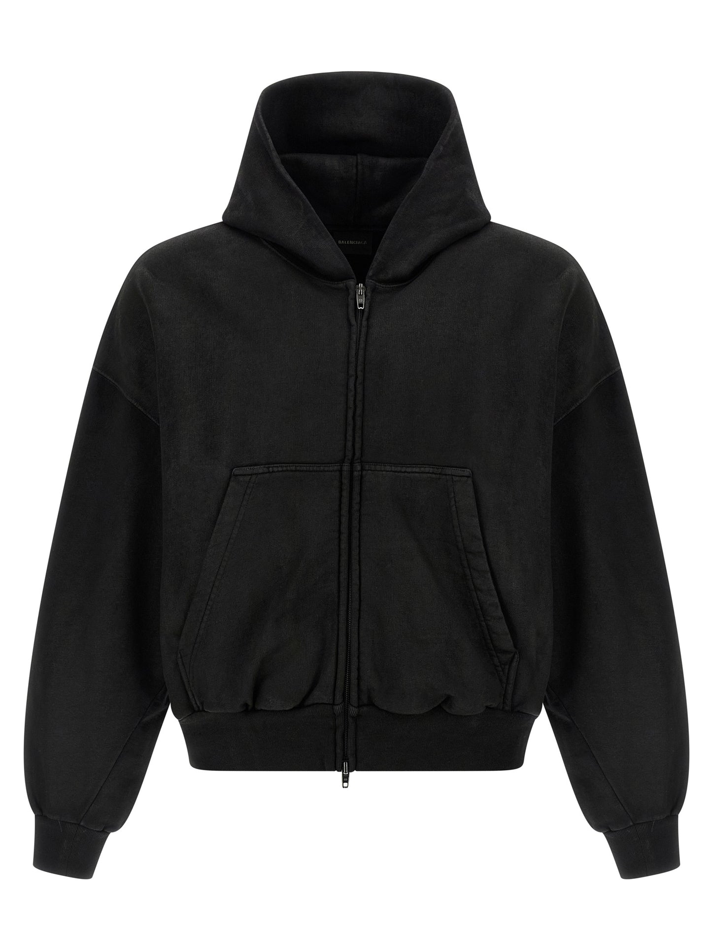 Black Cotton Sweatshirt