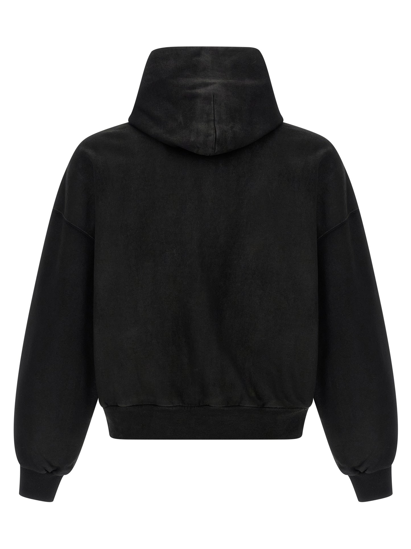 Black Cotton Sweatshirt