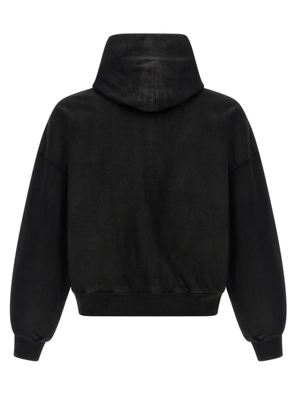 Black Cotton Sweatshirt