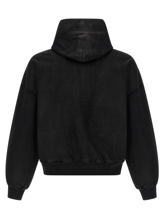 Black Cotton Sweatshirt