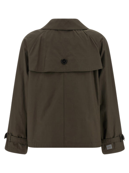 Bicolor Cotton Coat