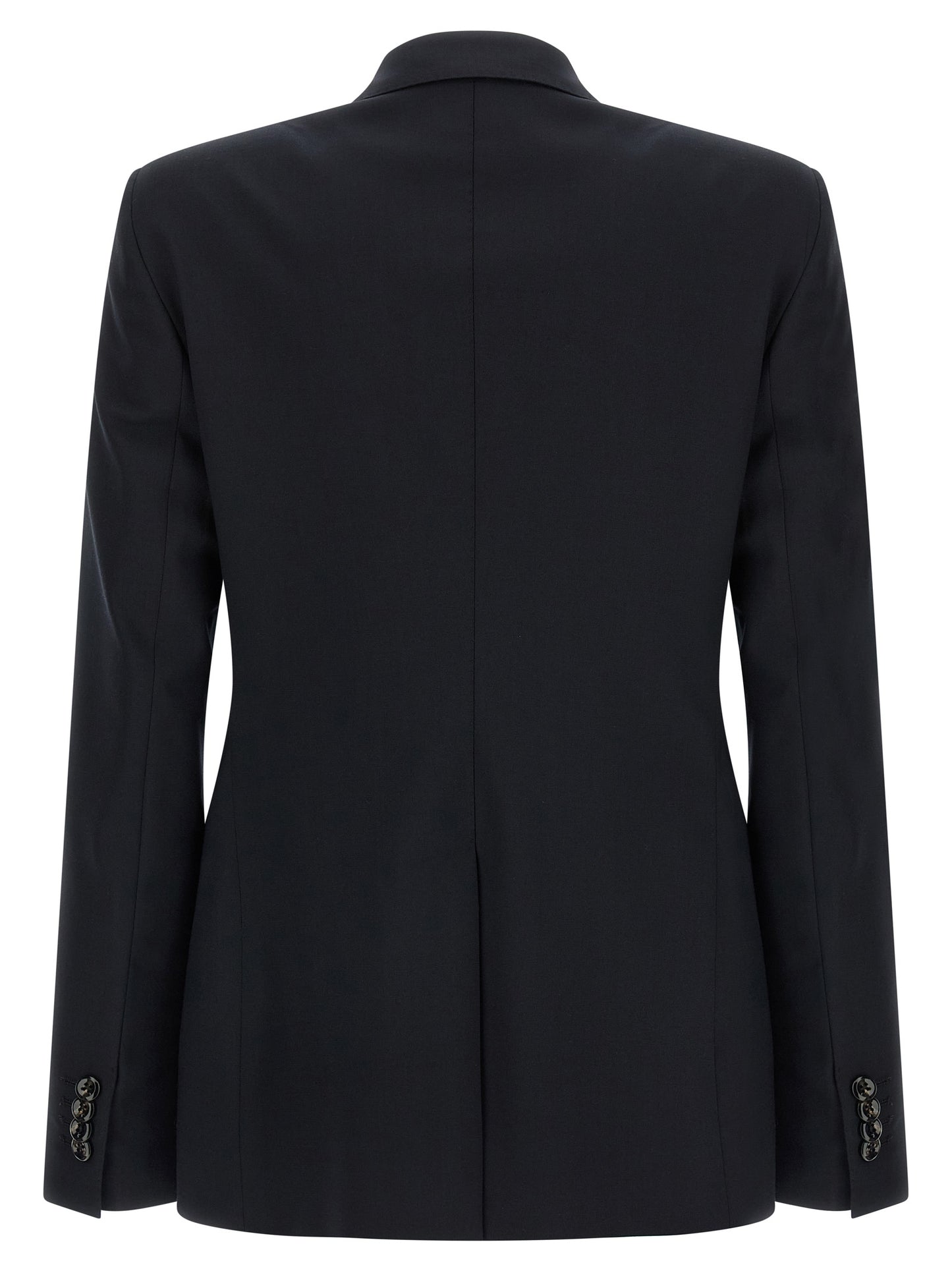 Blue Virgin Wool Two-Piece Suit