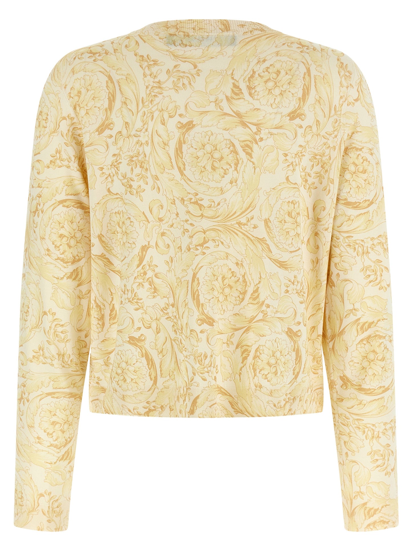 Bicolor Silk Cardigan