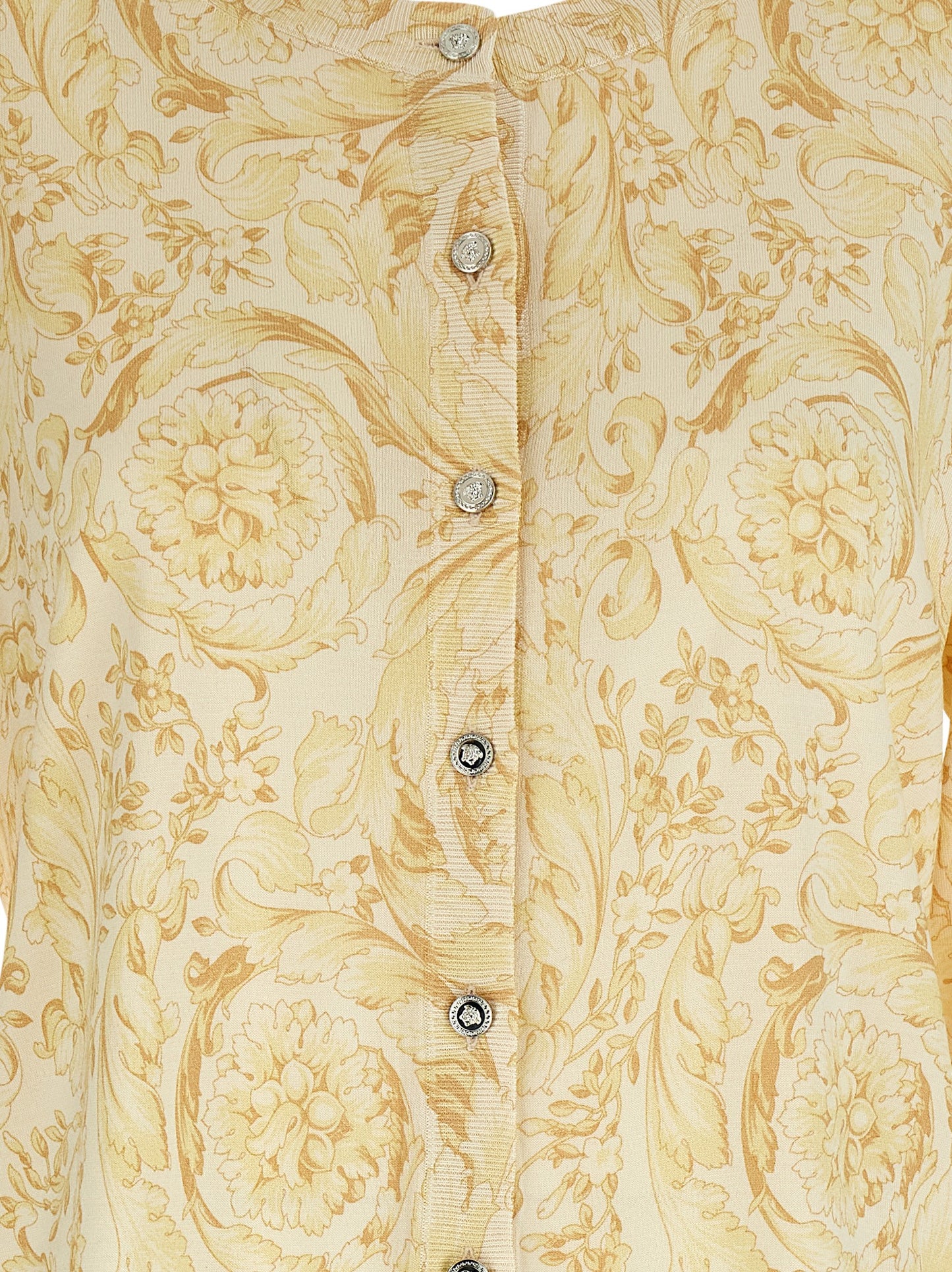 Bicolor Silk Cardigan