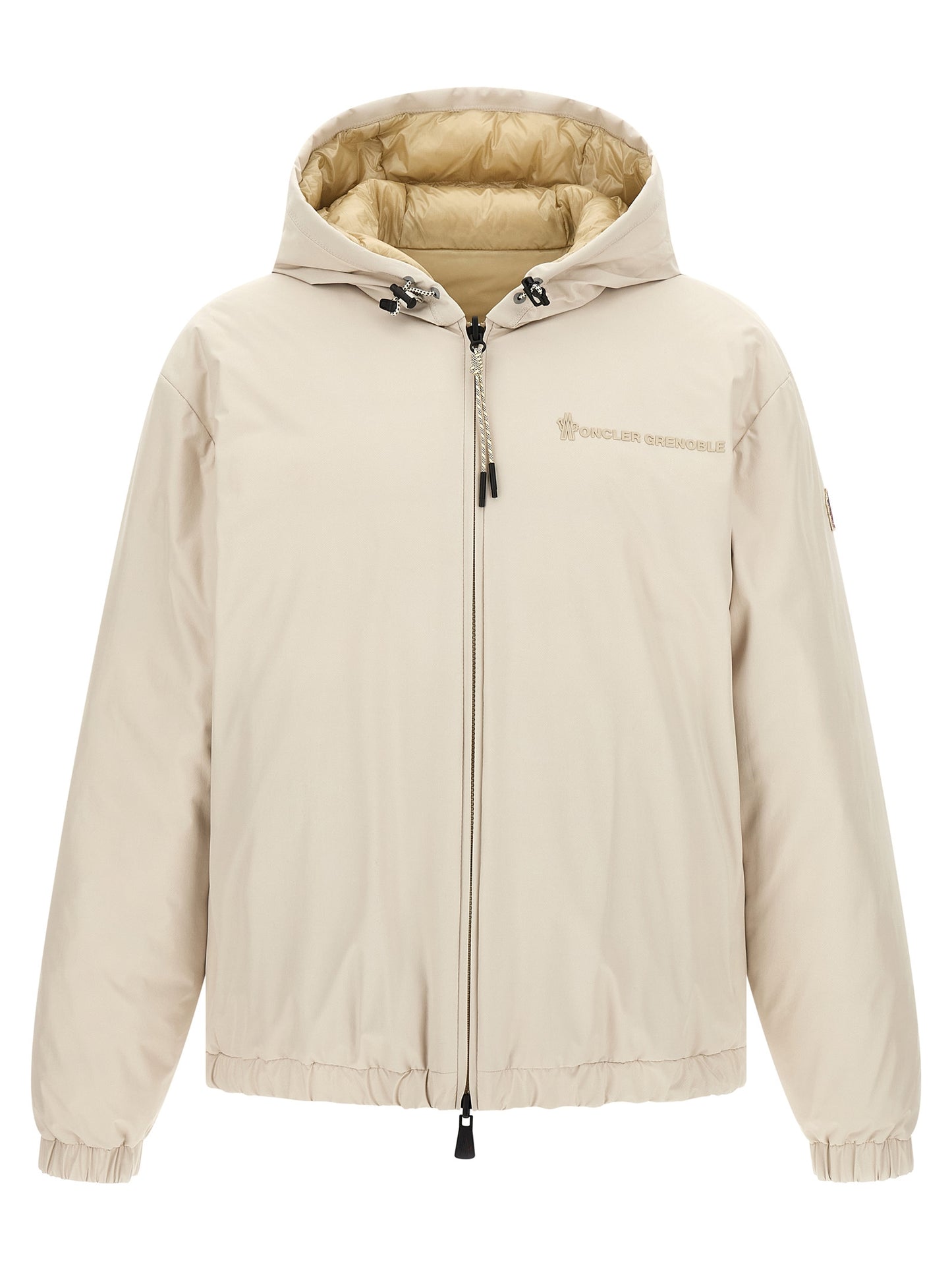 Beige Polyamide Shell Jacket
