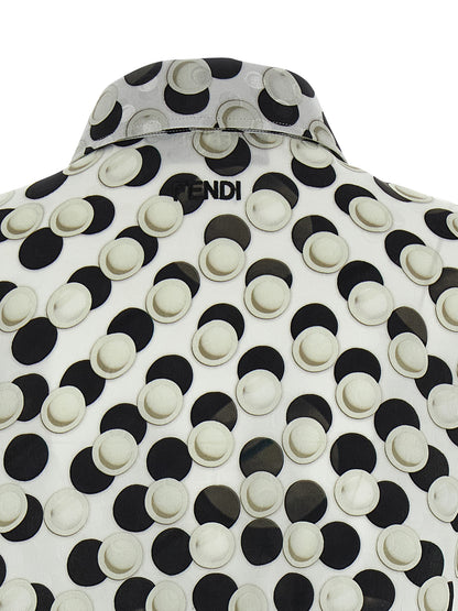 Multicolor Silk Pattern Shirt