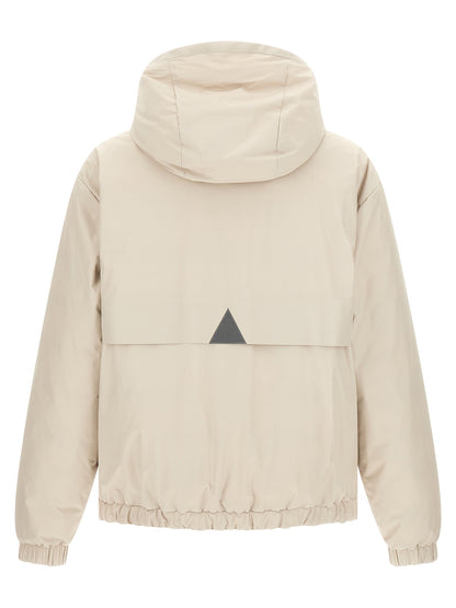 Beige Polyamide Shell Jacket