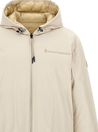 Beige Polyamide Shell Jacket