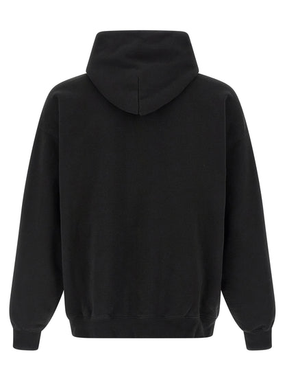 Black Cotton Sweatshirt