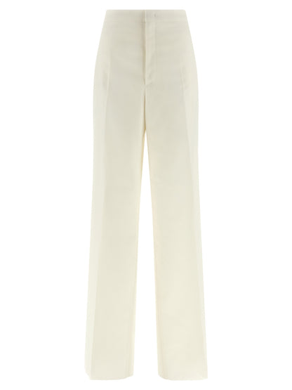White Virgin Wool Two-Piece Suit