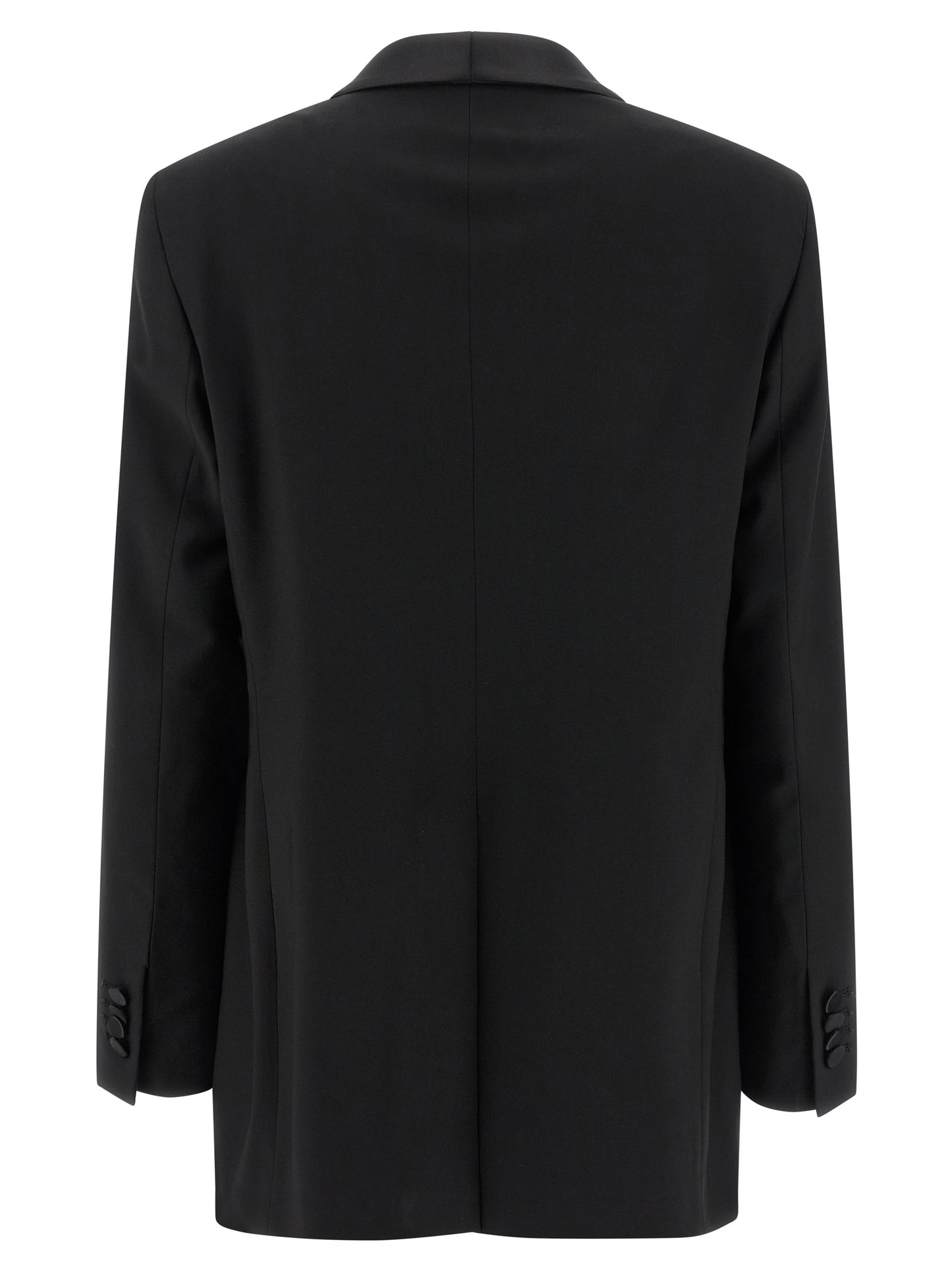 Black Virgin Wool Two-Piece Suit