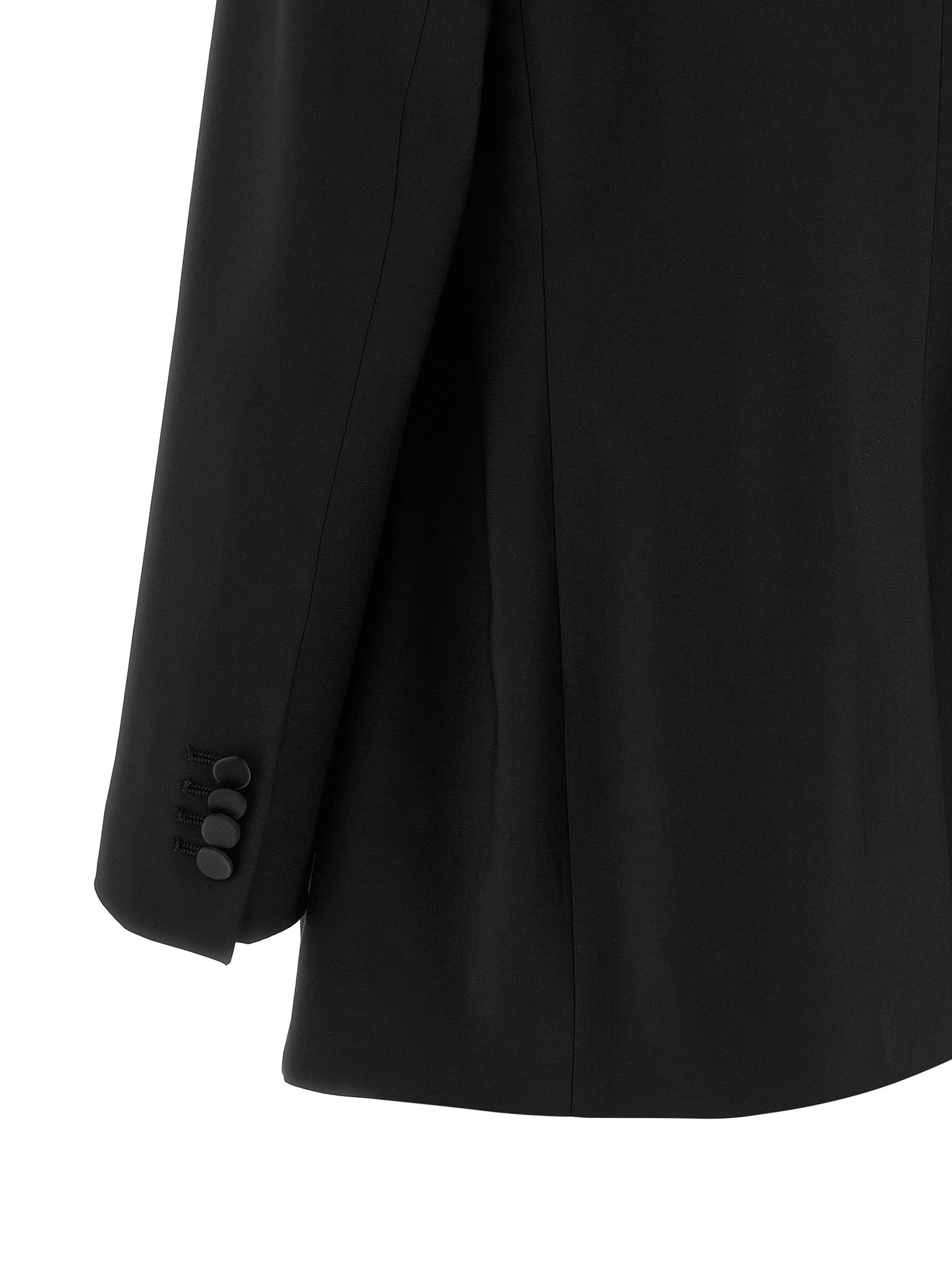 Black Virgin Wool Two-Piece Suit