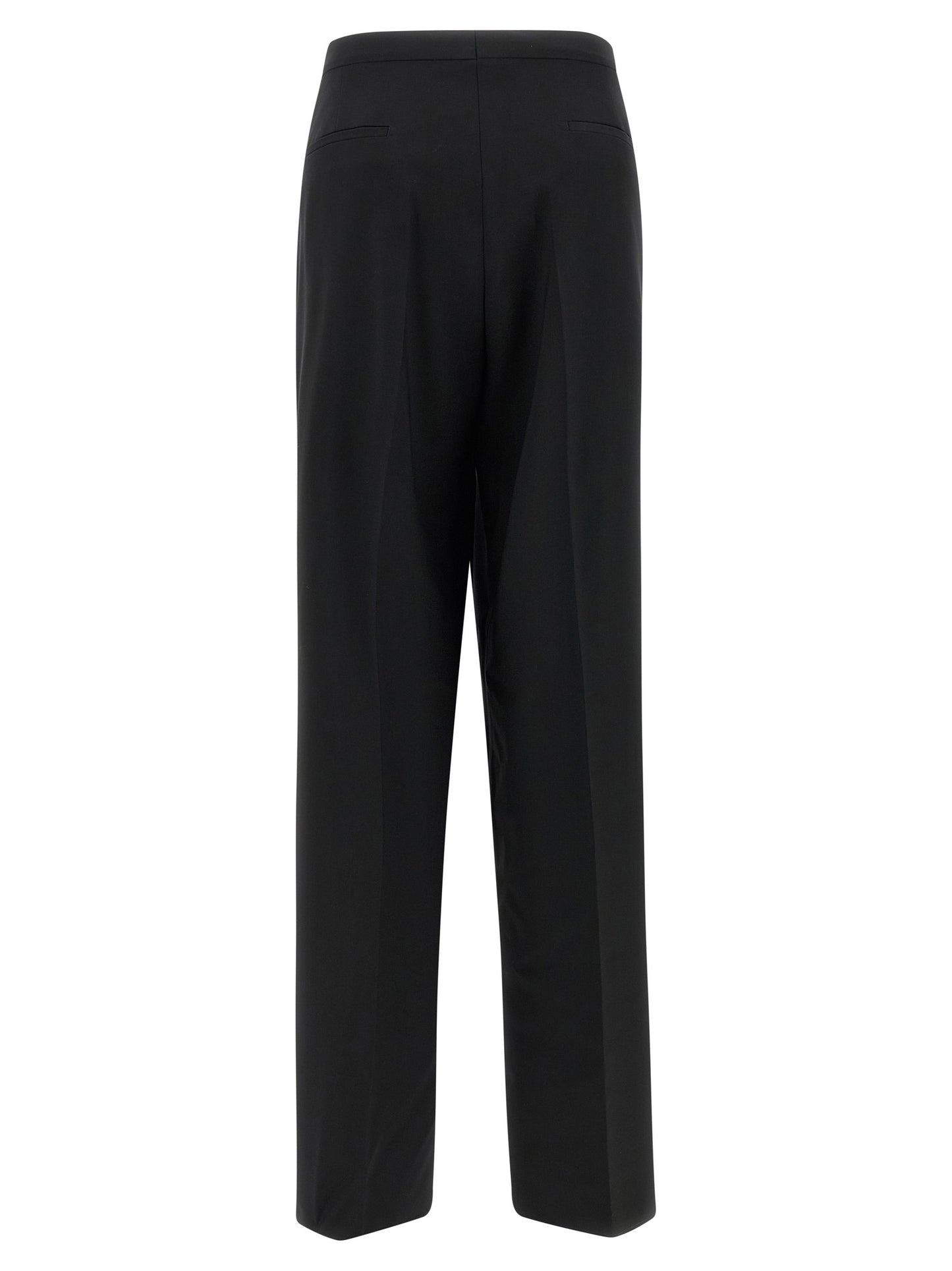 Black Virgin Wool Two-Piece Suit
