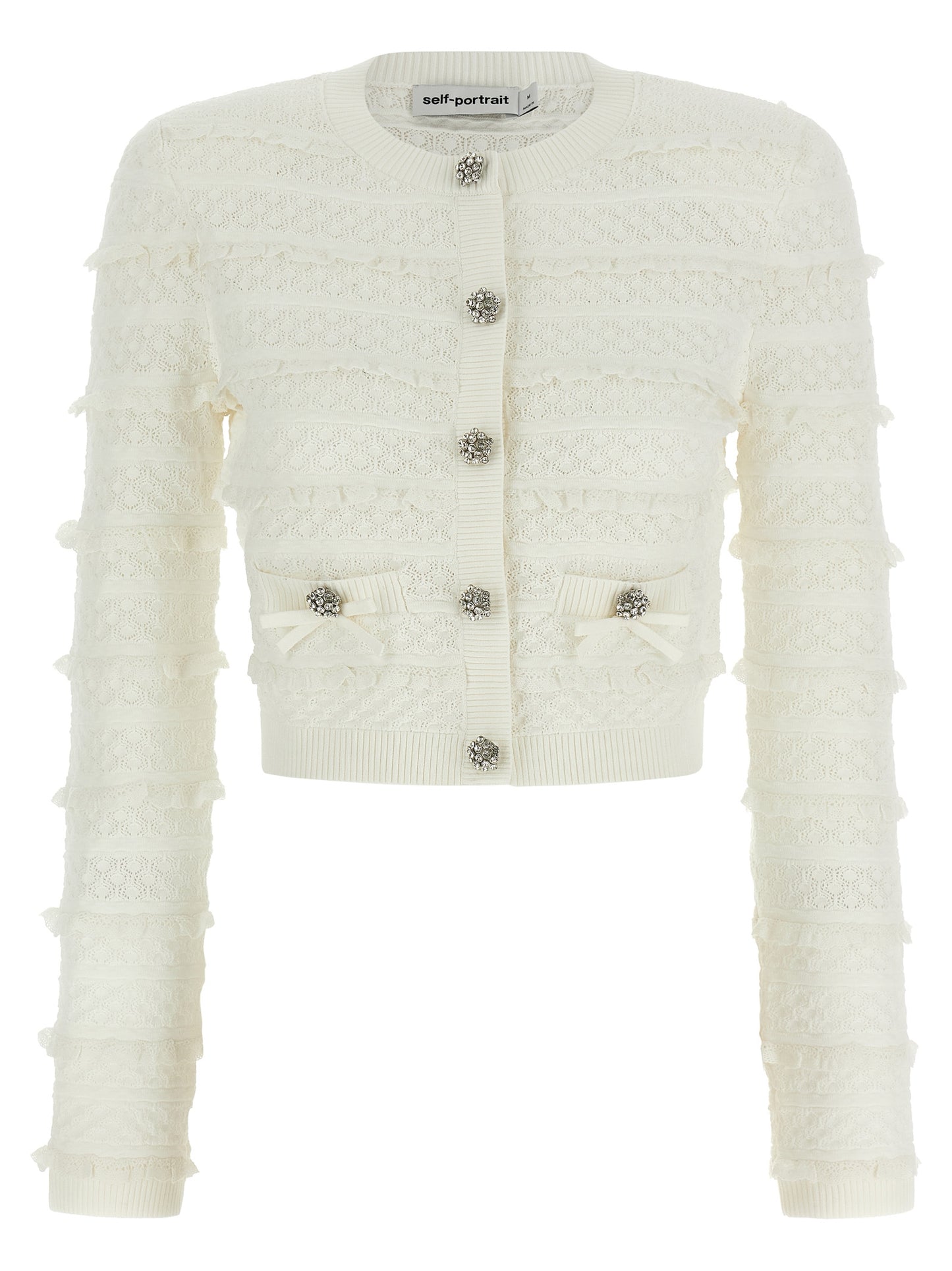 White Viscose Cardigan