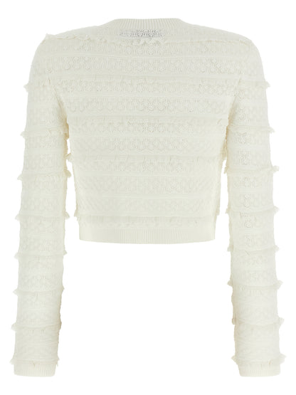 White Viscose Cardigan