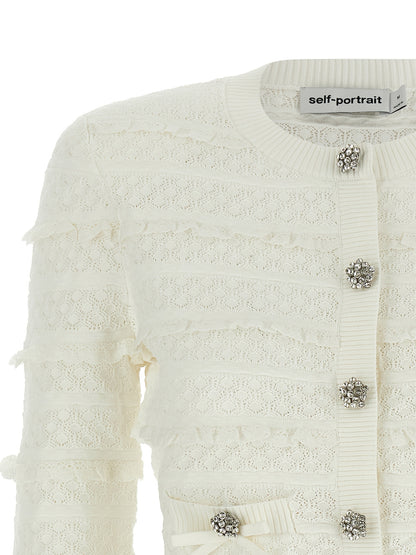 White Viscose Cardigan