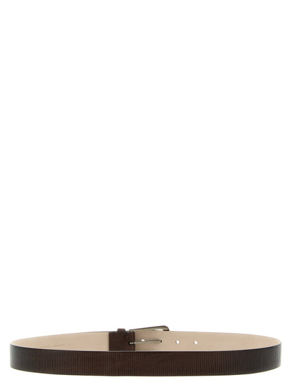 Brown Leather Regular Belt