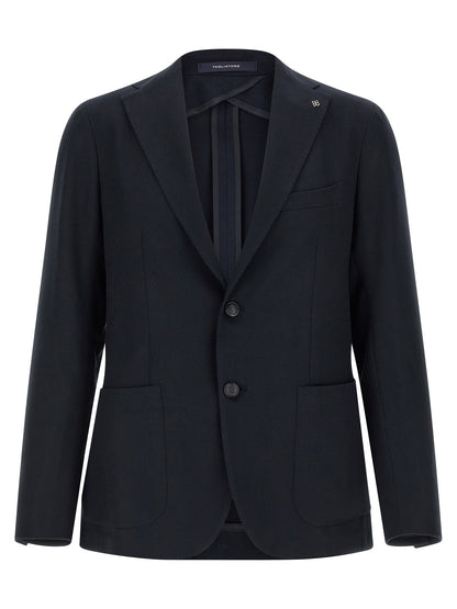 Blue Cotton Blazer