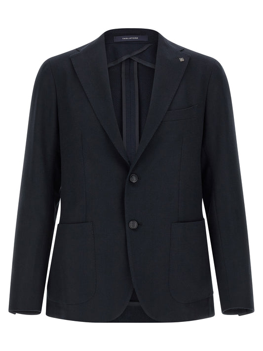Blue Cotton Blazer