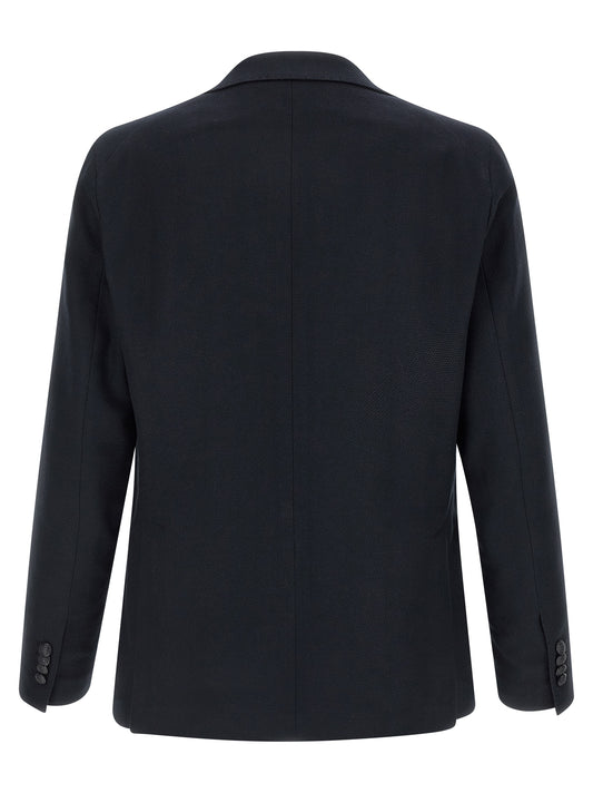Blue Cotton Blazer