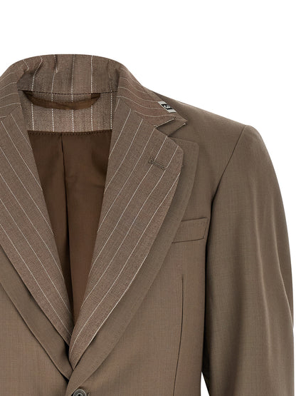 Beige Wool Blazer