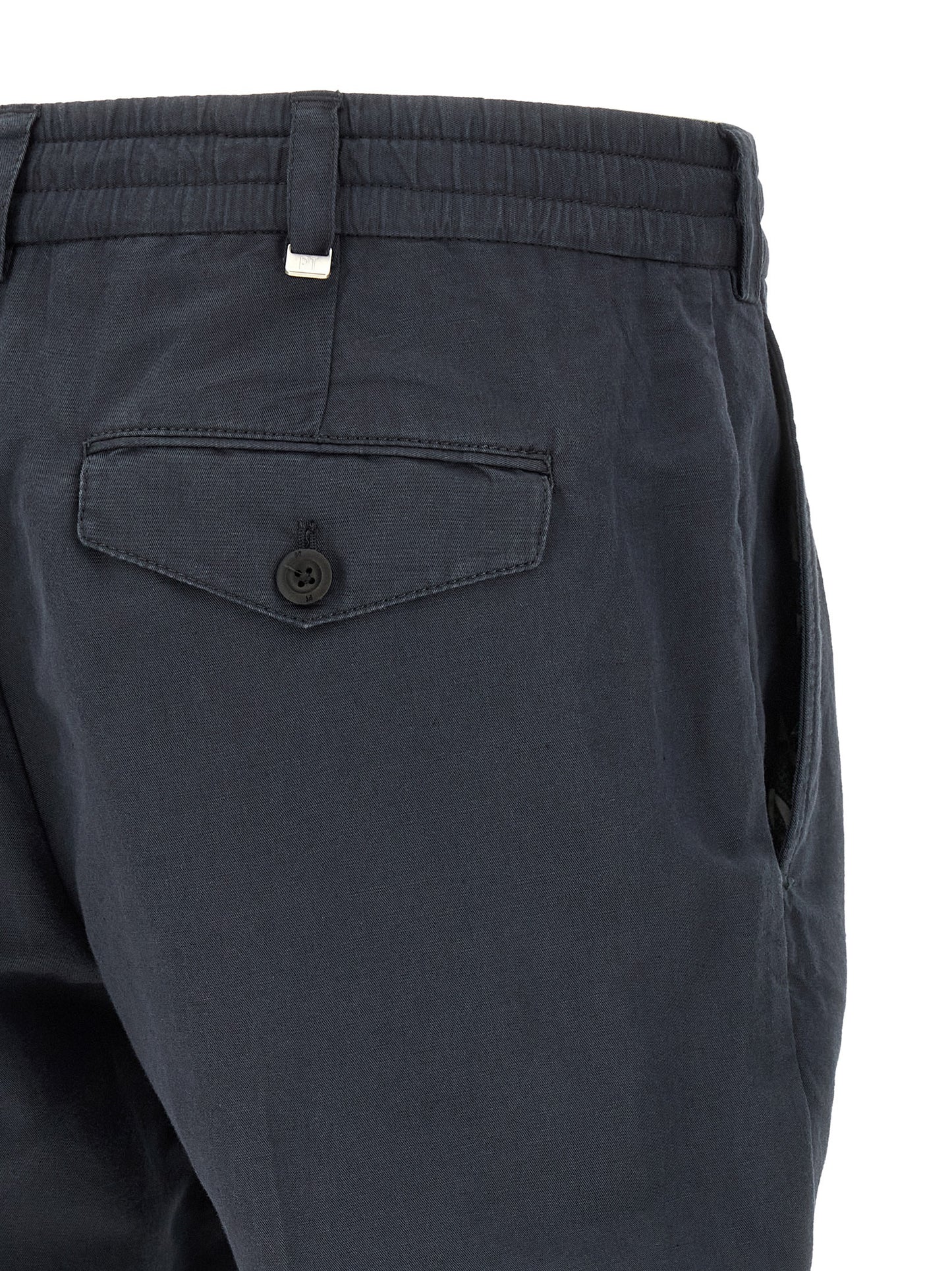 Blue Linen Pants
