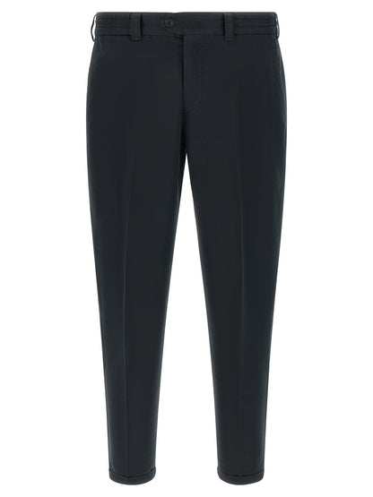 Black Linen Casual Pants